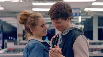 The jacket of the Baby (Ansel Elgort) in " Baby Driver