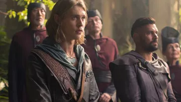 Chaqueta de cuero usada por Wil Ohmsford (Austin Butler) como se ve en The Shannara Chronicles