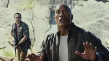 Leather Jacket worn by Davis Okoye (Dwayne Johnson) as seen in Rampage movie wardrobe