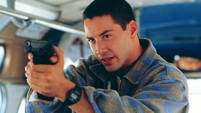 The watch Casio Jack Traven Keanu Reeves in Speed Spotern