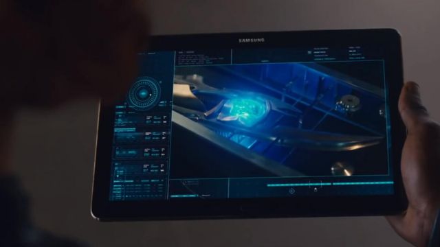The Samsung tablet in The Avengers 2