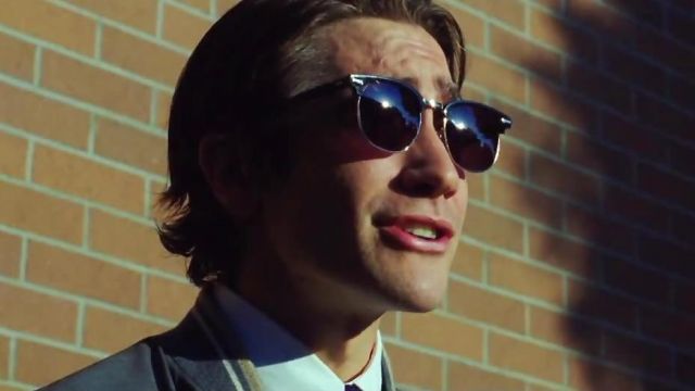 The sunglasses of Lou Bloom (Jake Gyllenhaal) in Night Call