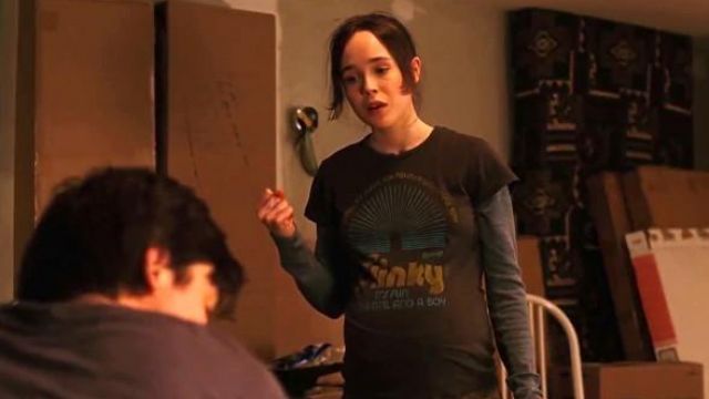 The t-shirt "Slinky" of Ellen Page in Juno