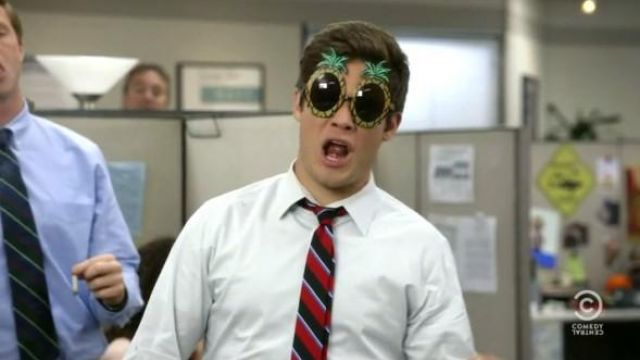 Sunglasses pineapple worn by Adam DeVine in Workaholics