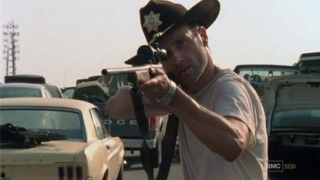 La montre de Rick Grimes (Andrew Lincoln) dans The Walking Dead S01E01