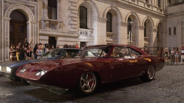 The Dodge charger Daytona Vin Diesel in Fast and Furious 6