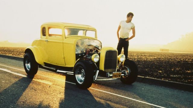 The Ford Coupe yellow 1932 in American Graffiti