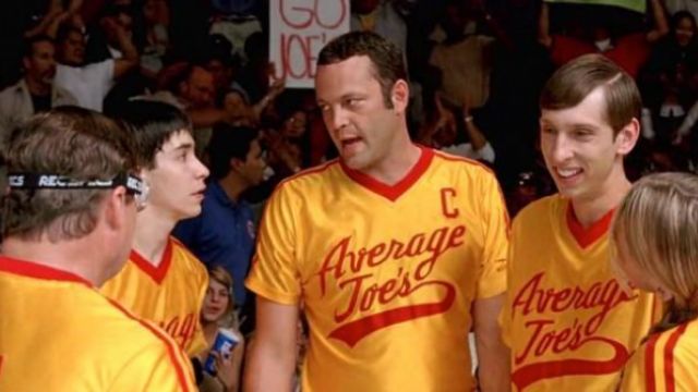 The shirt Average Joe's, Peter La Fleur (Vince Vaughn) in Dodgeball |  Spotern