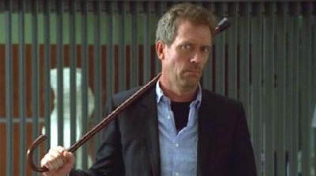 The cane Walnut Tourist of Hugh Laurie in Dr. House