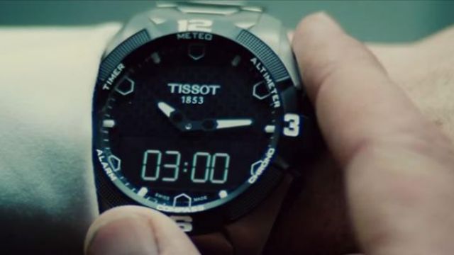 La montre Tissot T-Touch Expert Solar portée par Benji Dunn (Simon Pegg) dans le film Mission Impossible : Rogue Nation