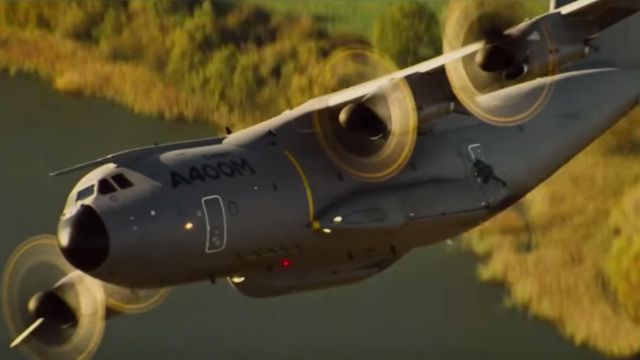 L'AIRBUS A400M Atlas dans Mission Impossible - Rogue Nation