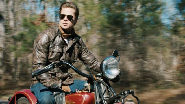 The leather jacket Belstaff Benjamin Button (Brad Pitt) in The curious case of Benjamin Button