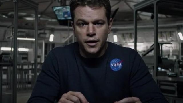 Le sweatshirt NASA de Matt Damon dans Seul sur Mars