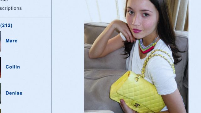Le sac chanel jaune dans The Bring Ring