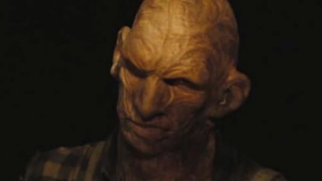The mask of Tiny, played by Matthew mcgrory (ms.) in the movie The House of 1000 morts de Rob Zombie.