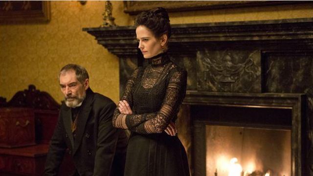 The dress of Vanessa Ives (Eva Green) in Penny Dreadful