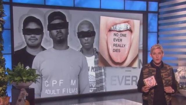 the album of N. E. R. D presented by Ellen Degeneres in the Ellen Degeneres show