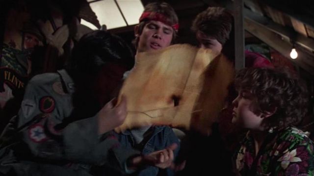 One Eyed Willy's Treasure Map as seen in The Goonies
