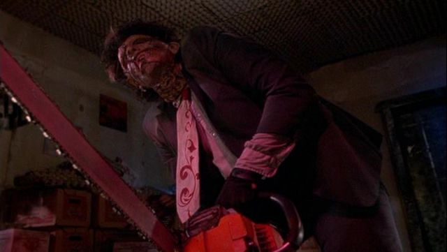 Necktie worn by Leatherface / Bubba Sawyer (Gunnar Hansen) as seen in Texas Chainsaw Massacre