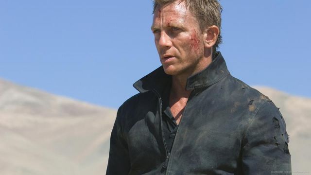 Navy Jacket worn by James Bond (Daniel Craig) as seen in Quantum of Solace