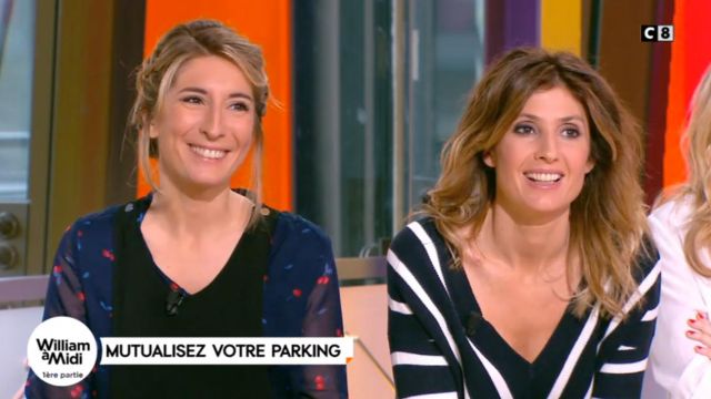 The sweaters in stripes of Caroline Ithurbide in William noon of the 23/01/2018