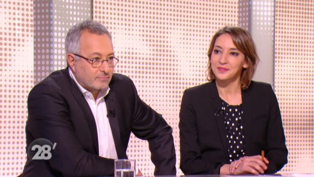 The top polka dot print Nadia Daam in 28 minutes of 05/02/2018