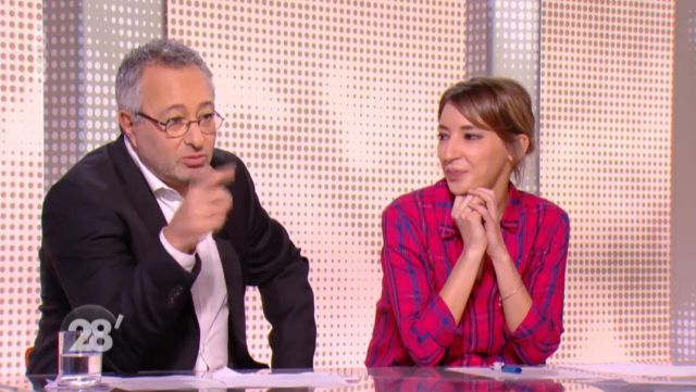 La camisa a cuadros de Nadia Daam en 28 minutos a partir del 06/02/2018