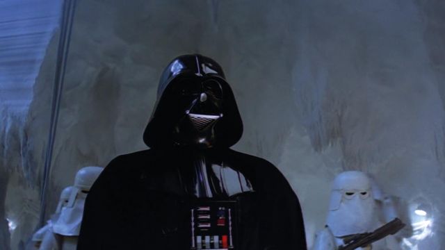 Le costume noir de Dark Vador dans Star Wars V : L'Empire contre-attaque