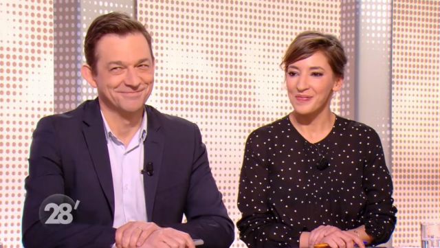 Le top noir à cœurs de Nadia Daam dans 28 minutes du 09/02/2018