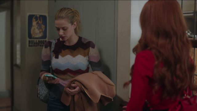 Marc Jacobs striped sweater worn by Betty Cooper (Lili Reinhart) in Riverdale S02E13