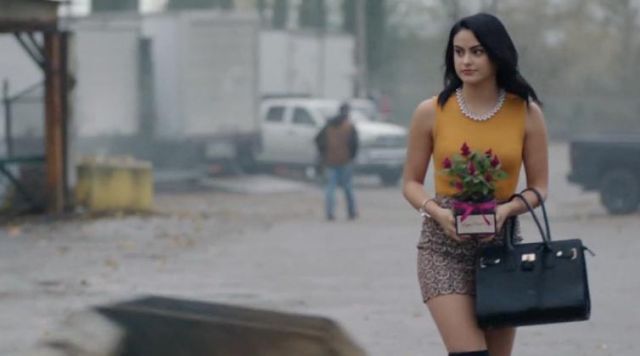 The skirt pattern Veronica Lodge (Camilla Mendes) in Riverdale S01E06