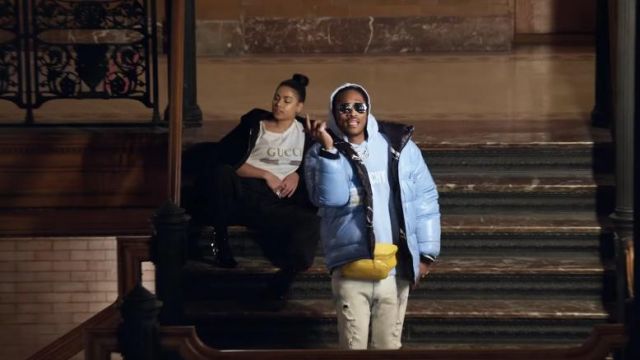 Le sweatshirt à capuche Givenchy de Future dans King's Dead de Jay Rock featuring Kendrick Lamar