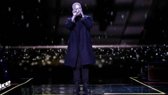 The coat of Slimane in The Voice following the 17.02.18