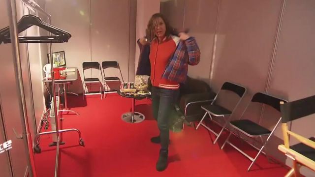 La doudoune écossaise de Zazie dans The Voice la suite le 17.02.18