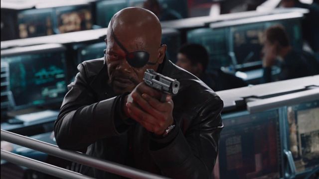 Leather Jacket worn by Nick Fury (Samuel L. Jackson) as seen in Avengers: Age of Ultron