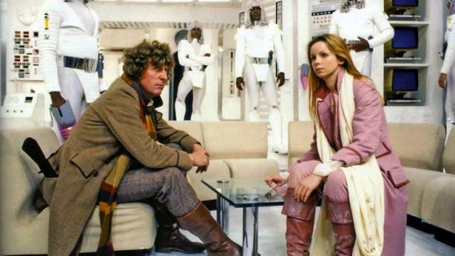 Abrigo de Tweed Frock marrón claro usado por El Cuarto Doctor (Tom Baker)  como se ve en Doctor Who S16E03 | Spotern