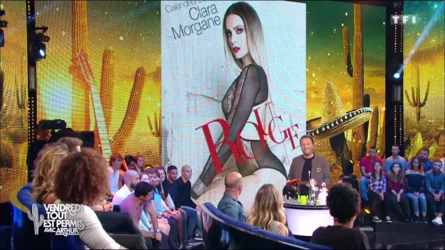The calendar 2018 of Clara Morgane seen in Friday everything is allowed special latino