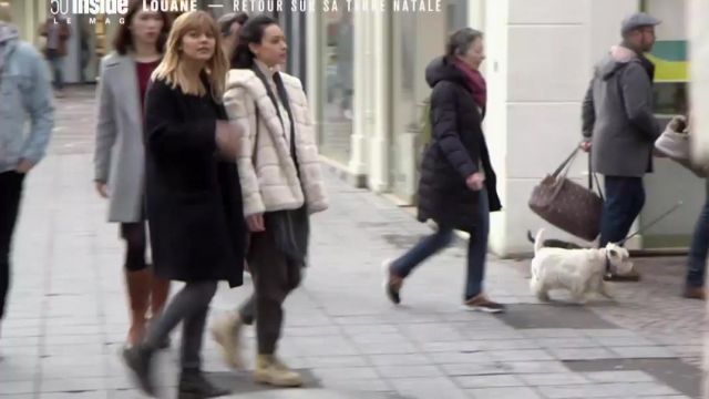 The coat overside black Louane in 50 minutes inside the 24.02.18
