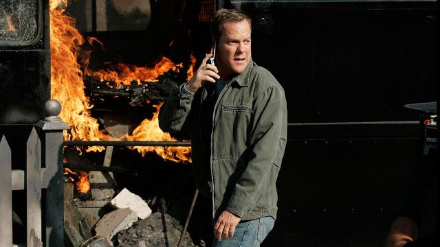 La veste Kaki militaire Carhartt de Jack Bauer (Kiefer Sutherland) dans 24 heures chrono S06E10
