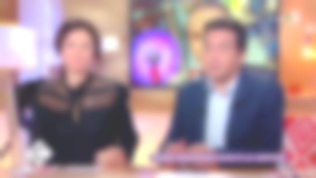 La chemise noire empiècement dentelle de Marion Ruggieri dans C à vous du 06/02/2018