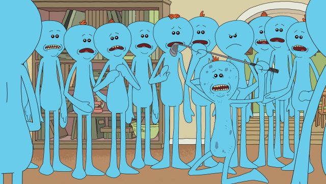 Meeseeks Replica Figure as seen in Rick & Morty