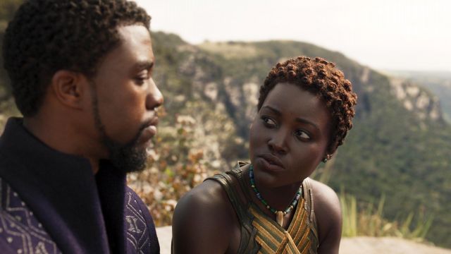 The replica of the pearl necklace Nakia (Lupita'nyong o) in a Black Panther