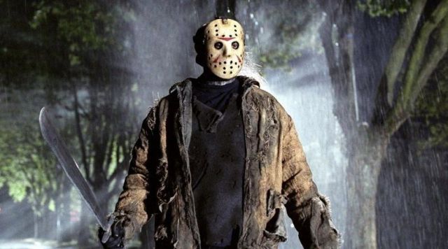 The costume of Jason Voorhees (Ari Lehman) in the movie Friday the 13th