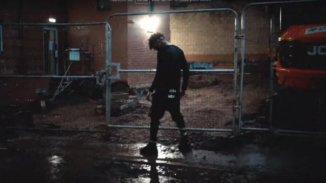 Sneakers Nike Air Max 95 black worn by Scarlxrd in her video clip The Purge
