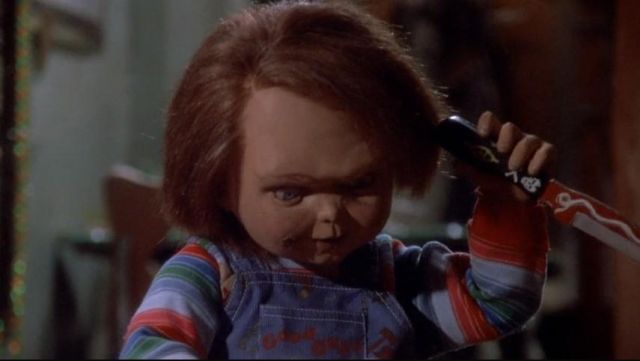 The knife voodoo of Chucky in the movie child's Play