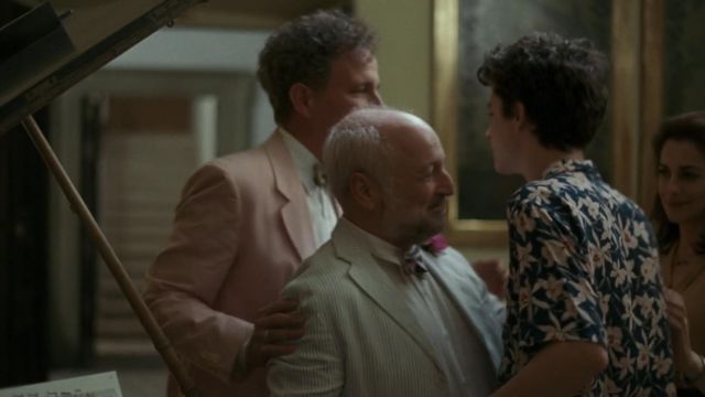 The hawaiian shirt of Elio Perlman (Timothée Chalamet) in Call me by your name