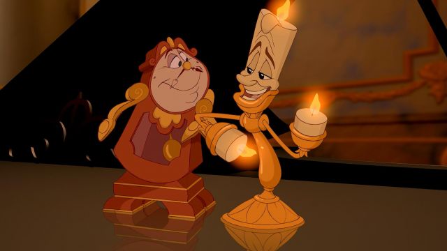 The replica of the chandelier in the cartoon beauty and The beast | Spotern