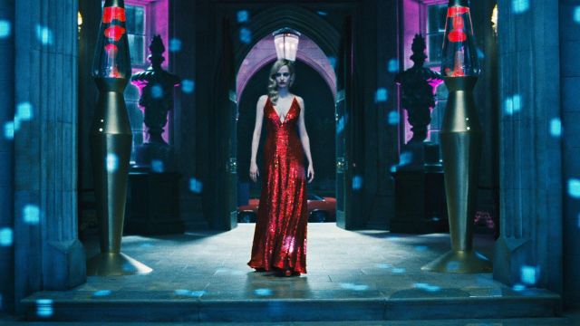 The red dress with sequins Angelique Bouchard (Eva Green) in Dark Shadows