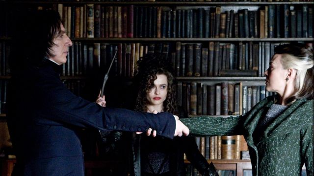 La baguette magique de Severus Rogue (Alan Rickman) dans Harry Potter et les reliques de la mort