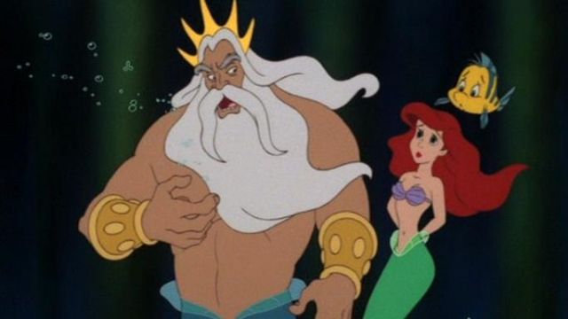 The bra Ariel in the cartoon The little mermaid